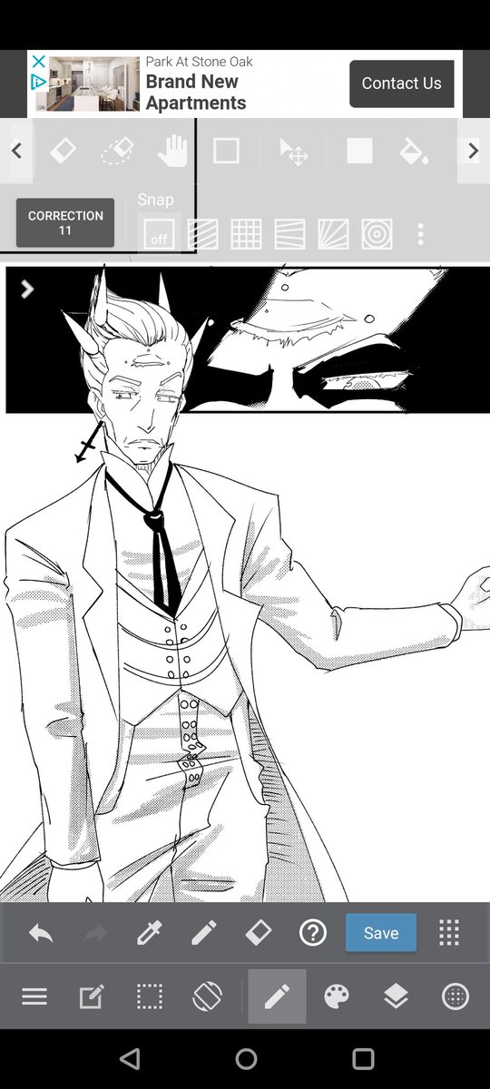 malikexmassacre's tweet photo. People don't believe I make #ManaA (western #manga) from my phone my finger. So here's a progress screenshot of #SoulAce chapter 2 https://t.co/JjQyxT2JHz