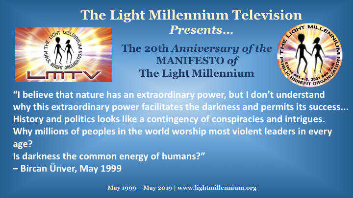 lightmillennium's tweet photo. Today, the #LightMillenniumTV Series is at 24! 
Launched at #QPTV studio on JAN. 13, 2000.
The photos are from the 20th Annv. of the #Lightmillennium's #Manifesto through a studio recording at @qptv on May 3, 2019! 
#BircanÜnver #LMTV #JonathonCummings 
Photos #ReneValdivia https://t.co/7B33DMJpXt