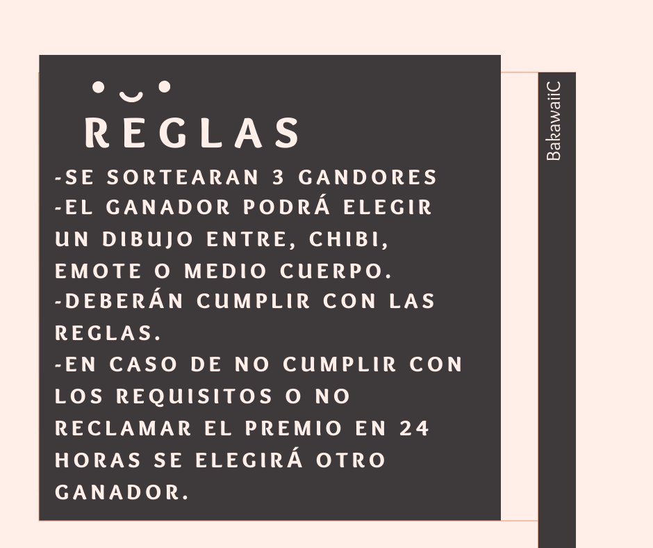 bakawaiiC's tweet photo. ¡SORTEO! 🌻
Tendremos un sorteo de dibujo, espero y participen, toda la info esta en las imágenes, e igual si tienen dudas pueden preguntar.
Gracias por ser parte de esta bonita comunidad y que cresca más y más.
.
. 
#sorto #art #dibujo #artedigital https://t.co/Mdzo5o6fg2