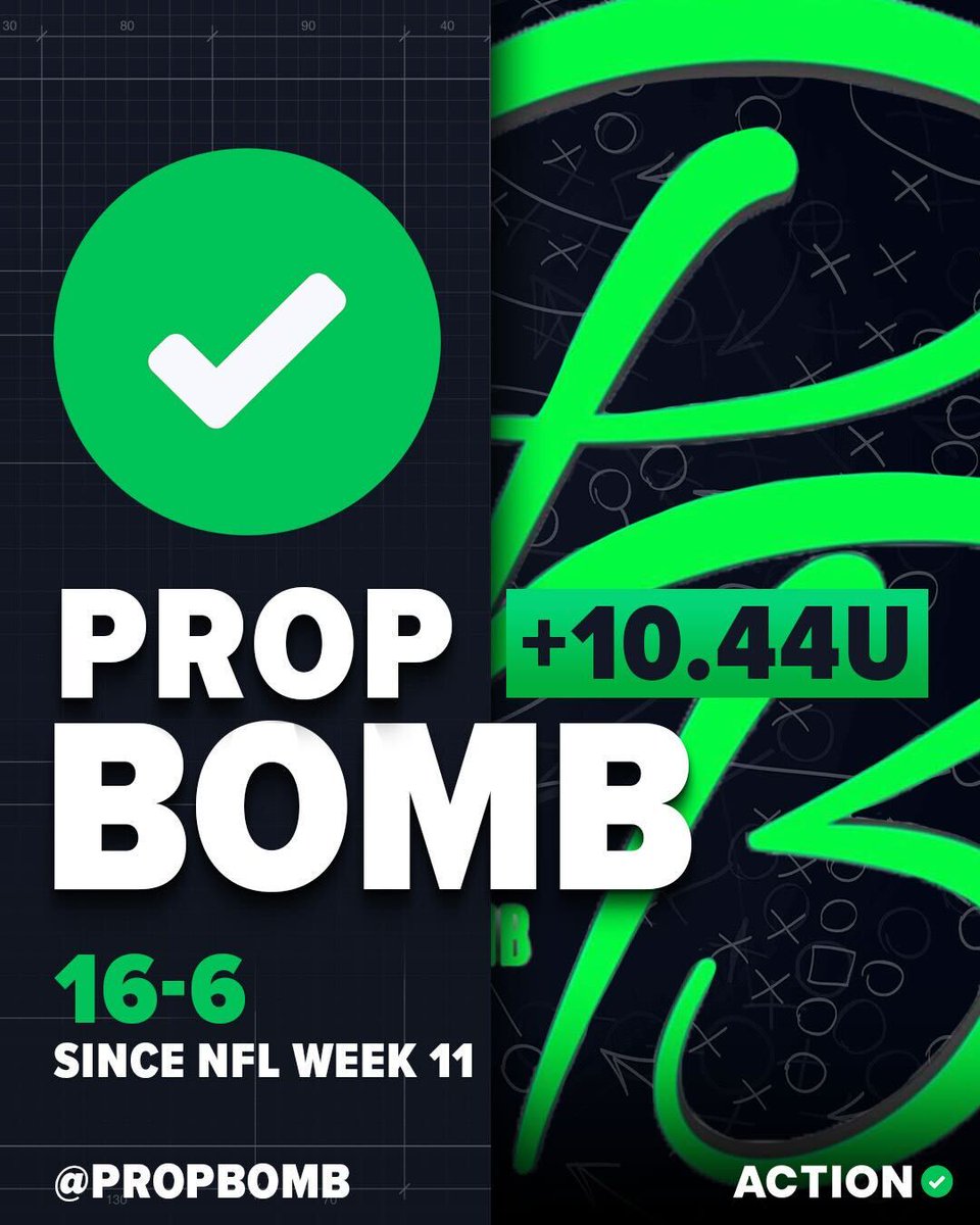 .<a href="/PropBomb/">Prop Bomb 🏝️</a> has been red-hot down the stretch betting NFL player props 🔥

Here's the prop he's betting for Browns-Texans ➡️ bit.ly/3U0hcbk