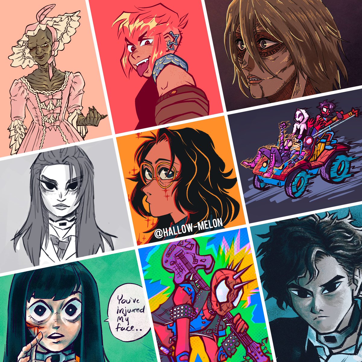 Hallow_Melon's tweet photo. I know it’s late but here’s my #artvsartist2023 ! https://t.co/kByyHwlKXH