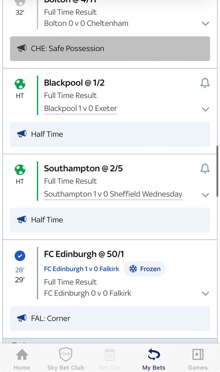 Never been a fan of @SkyBet #SkyBetAccaFreeze until today 🤣