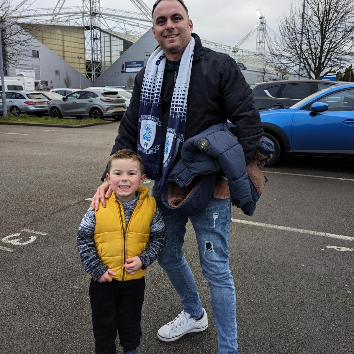 coachrickhall's tweet photo. Proud Dad milestone today taking Louie to his first @pnefc  game, a nice #pnefc win and won star of the day at his football. https://t.co/ajlXh2MwaF