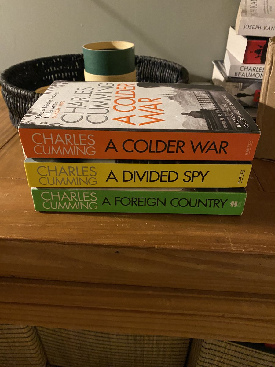 seantresilian's tweet photo. What a superbly written final part of the #Box88 trilogy #Kennedy35 @CharlesCumming I’ve so enjoyed all three books. Thank you! Right, just a few more to read now.. 👌 https://t.co/P9EXQnkeUL