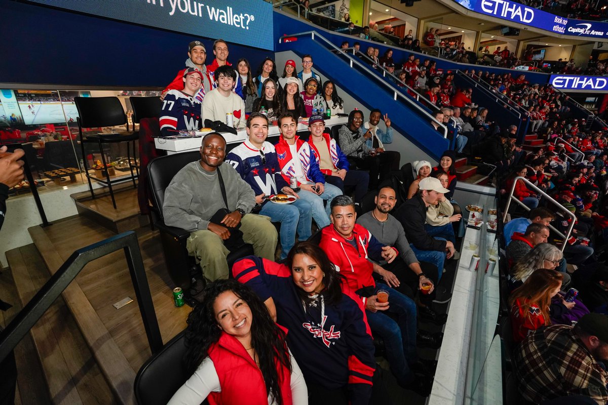 Capitals's tweet photo. Let's get social!

Shoutout to the best-of-the-best in D.C. content creators on stopping by @CapitalOneArena to catch the game today. 

#ALLCAPS https://t.co/lmFrK9sHdJ