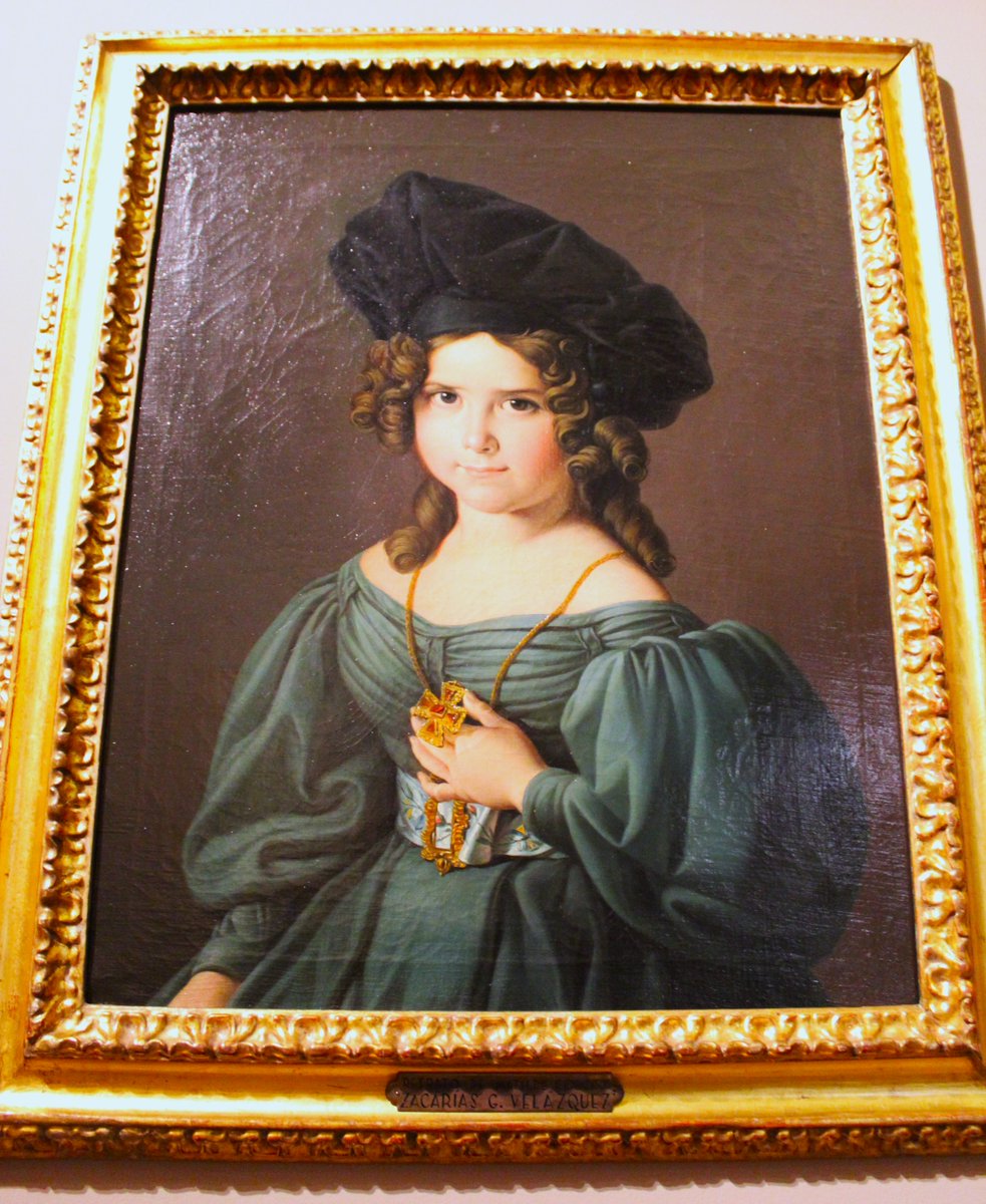 ZacaríasGonzálezVelázquez,  Portrait of Matilde Cobos, 1832.  

 #SpanishArt #ArtGallery #Museum #ArtExhibition #FineArt #OilPainting #Oils #ZacariasGonzalezVelazquez #ArtHistory #Painter #Painting #arthistory #framedart #portraitpainting #portrait #portraitartist