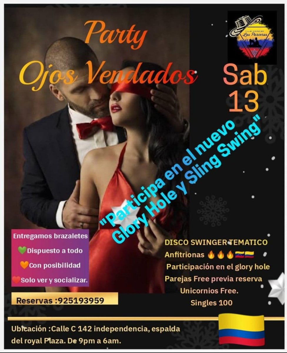 losparcerossw's tweet photo. Tenemos el único sling swing en todo perú y esta hecho para que lo disfrutes con nosotros en tu club swinger Los parceros.
Visitanos y comprueba un nuevo nivel de swinger con tu pareja, solo como single caballero o unicornio 💚♥️🧡todos los parceros sw son bienvenidos. https://t.co/SLbcs8QB6N