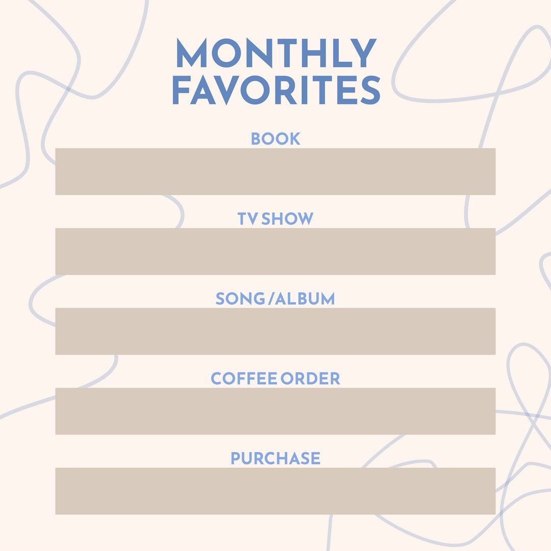 What are a few things you've been loving this month? #MonthlyFavorites