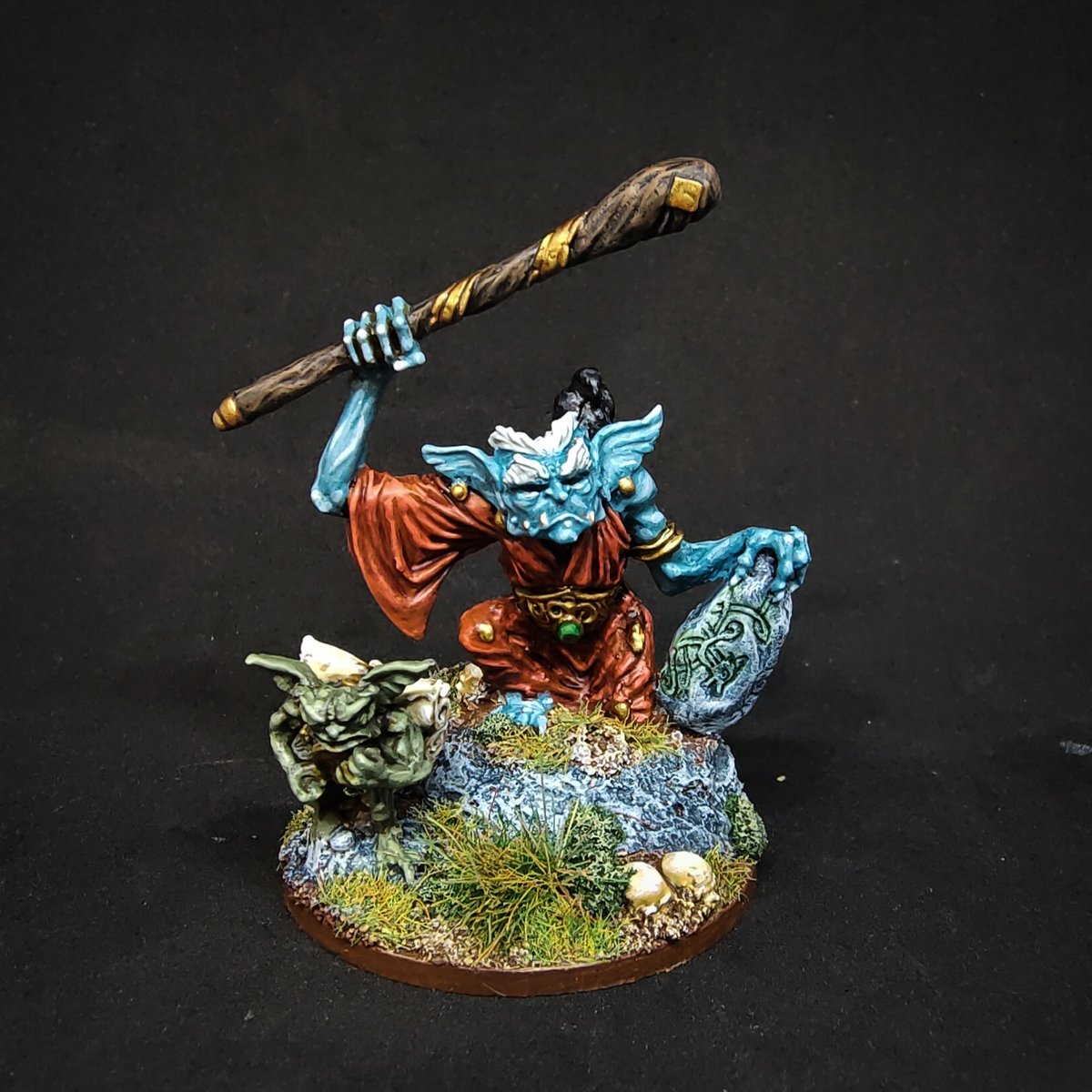 Fomorian hag with Pucci familiar 

#alternativearmies #fomorians #ofgodsandmortals