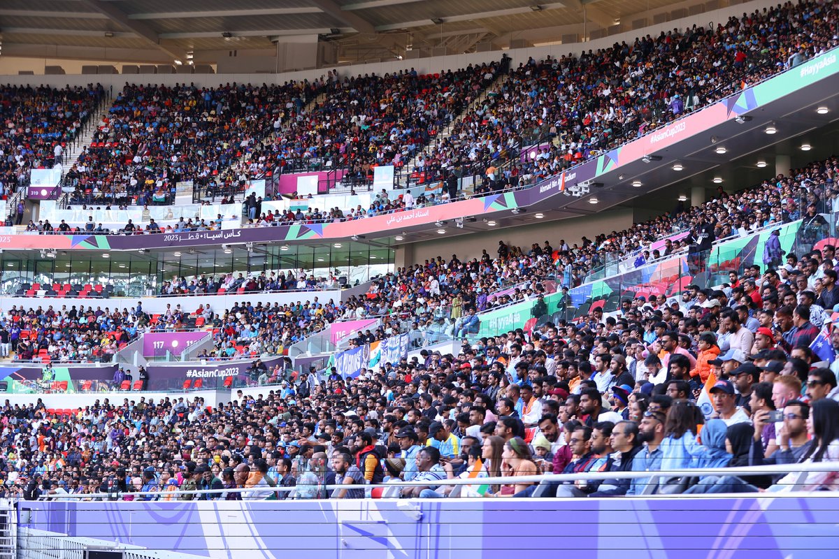 Thank you, Indian fans in Doha for your invaluable support, as always 🫶🇮🇳

We'll see you again on the 18th 🙌

#AUSvIND ⚔️ #AsianCup2023 #BlueTigers 🐯 #IndianFootball ⚽