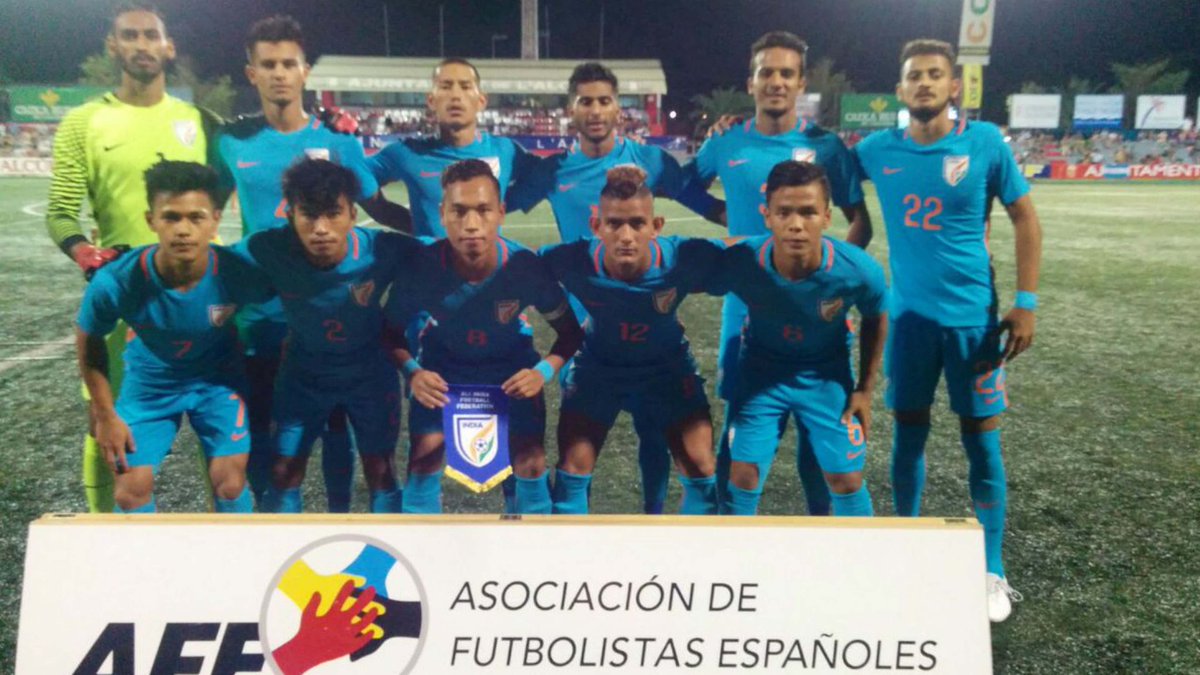 FootballxIndia's tweet photo. Remember when India u20 beat Argentina u20 national team by 2-1, Deepak tangri was one of the goal scorer along with Anwar ali🇮🇳💙⚽

Anwar ali already showed his potential and now Today deepak tangri showed his potential 👏

#IndianFootball #AsianCup #AsianCup2023 #deepaktangri https://t.co/XrFTkS1rK2