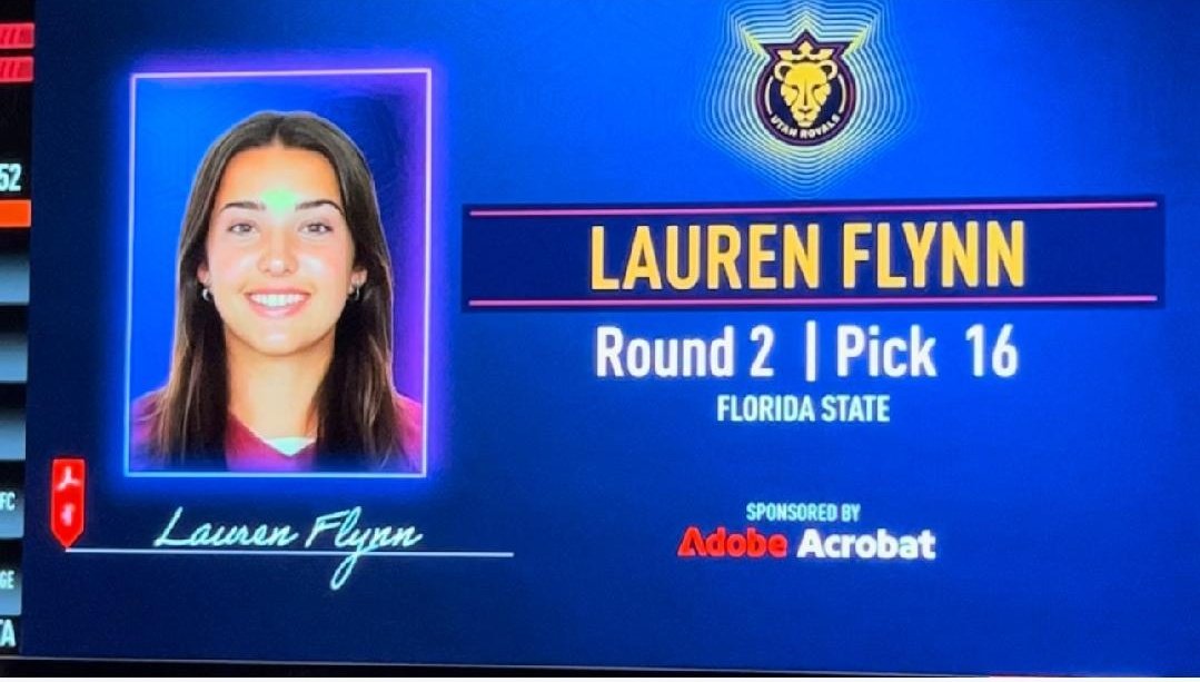 Yorktown Alum, Lauren Flynn, Class of 2020 ⚽️ selected in the 2024 NWSL draft last night! Congratulations!! 👏👏