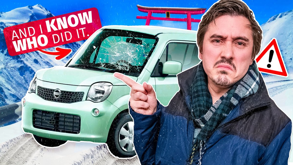 AbroadInJapan's tweet photo. (*NEW Video*) Somebody KEYED My New Japanese Car

Journey Across Japan is back!
And the keyword in today's episode is REVENGE.

Joey the Anime Man arrives to help me solve the crime of the century &amp; open an 80's themed bar in snowy north Japan.

🍿 OUT now on Youtube! https://t.co/6TnP6ZT15C