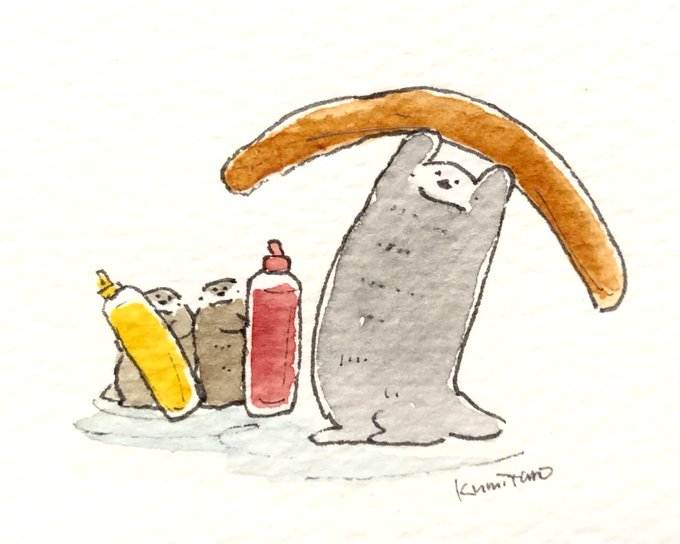 「food focus penguin」 illustration images(Latest)