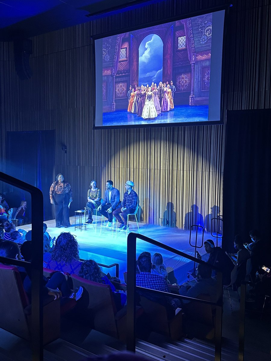 chenderson's tweet photo. Packed house at @dcpl MLK Jr Memorial location this morning for a Beyond the Book event with members of the cast of Frozen the Musical. Thanks @dcpl @LoveDCLibrary for supporting such excellent programming! https://t.co/KQBQor7AOV