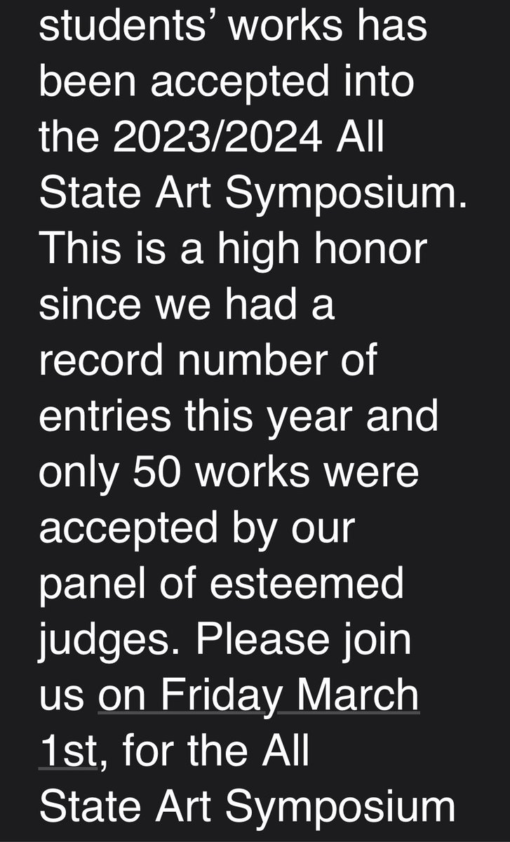 3d_mhs's tweet photo. Congratulations @nicholas_pelloni on your work being accepted as 1 of 50 pieces included in the All State Art Symposium! This is a great honor and we are super proud of you! 👍🏻 😃🫶🏻👏🏻👏🏻
@artsfcs @JonesBC_MHS @dpbrown99 #artseducation #gaallstateartsymposium #sculpture #ap3d https://t.co/wHZTdQm3C1