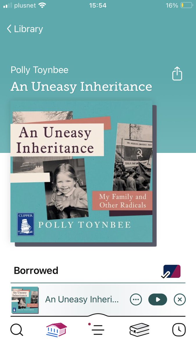 A great audiobook from <a href="/LibbyApp/">Libby, by OverDrive</a> via <a href="/NorfolkLibs/">Norfolk Libraries - Norfolk County Council</a> .
<a href="/pollytoynbee/">Polly Toynbee</a> ‘s inspiring An Uneasy Inheritance is an essential read/listen for anyone with a social conscience.  A common sense book and an essential read for everyone including/especially anyone tempted to vote Tory this year