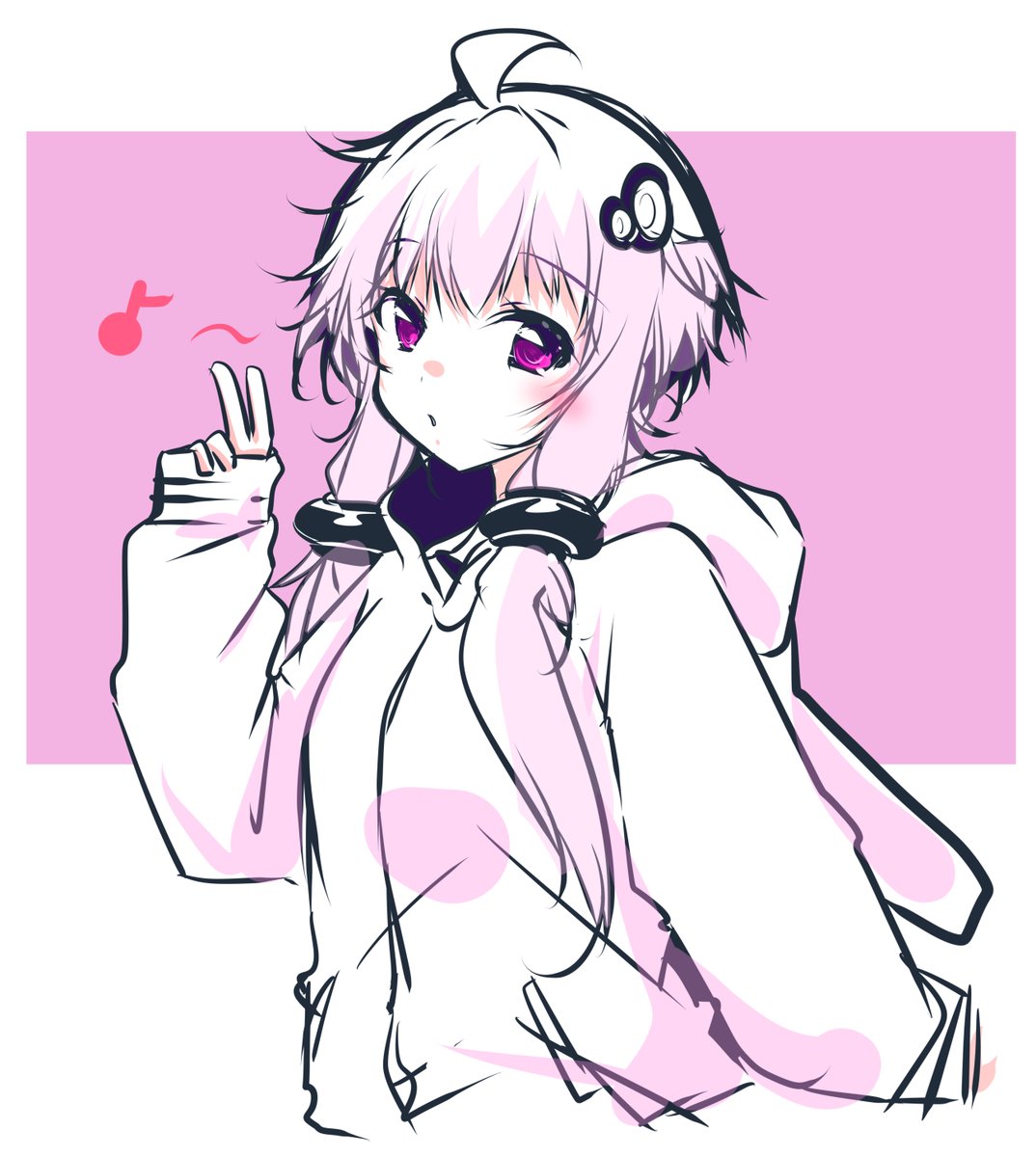 結月ゆかり 「～」|べえこまのイラスト