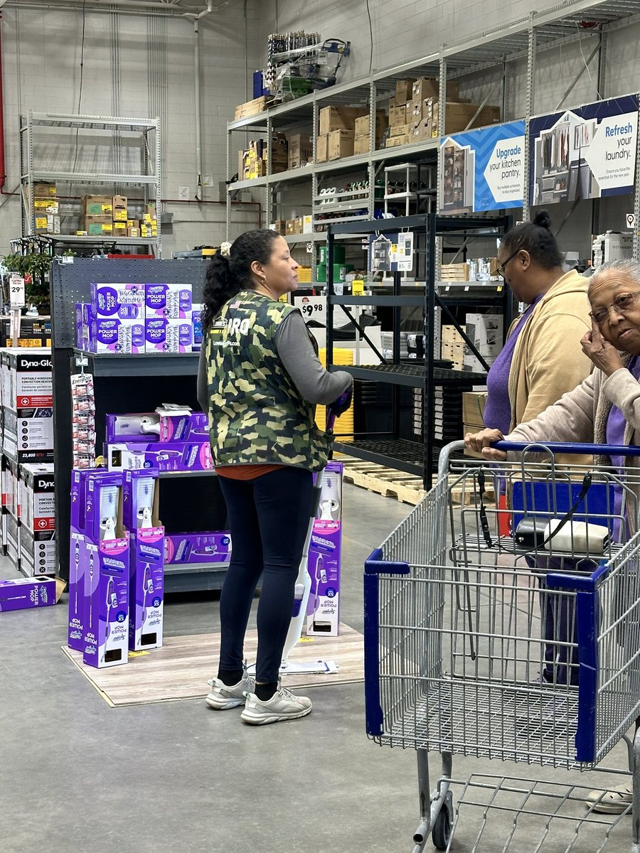 Lisa and Kathy are ready to demo and sale the Swiffer Power Mop this weekend! <a href="/TSeagle2458/">TonySeagle2458</a> @som2to <a href="/BenitoKomadina/">Benito.Komadina@Lowes</a> <a href="/kennygrimsley/">Kenny Grimsley</a> #R1Demos