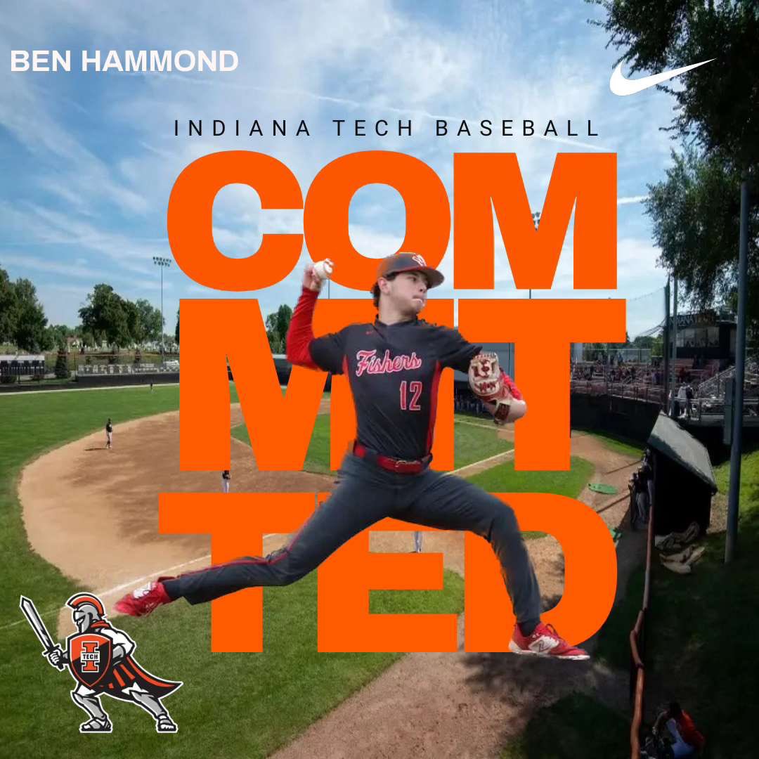 I am extremely excited to announce that I will be continuing my academic and athletic career at Indiana Tech! I would like to thank my family, friends, and all coaches that have helped me along the way. Go Warriors!!
<a href="/INTechBaseball/">Indiana Tech Baseball</a> <a href="/CoachAlwine/">Brent Alwine</a> <a href="/TigerBaseball17/">Fishers Baseball</a> <a href="/PRPBaseball101/">PRP Baseball</a>