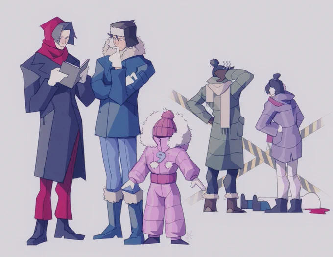 winter outfits
#aceattorney 