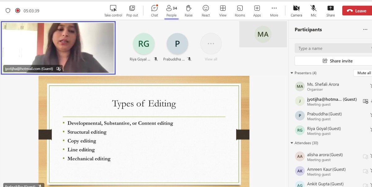 Imjyoti5's tweet image. Absolutely delighted and honoured to conduct a #session on #UnderstandingthePrismofEditing as part of the ShortTerm #CreativeWritingCourse at  #LiteraryandDebatingClub #NITJalandhar 
Thankyou @NITJofficial , Dr Shefali Arora Chauhan, wonderful team, and amazing participants!