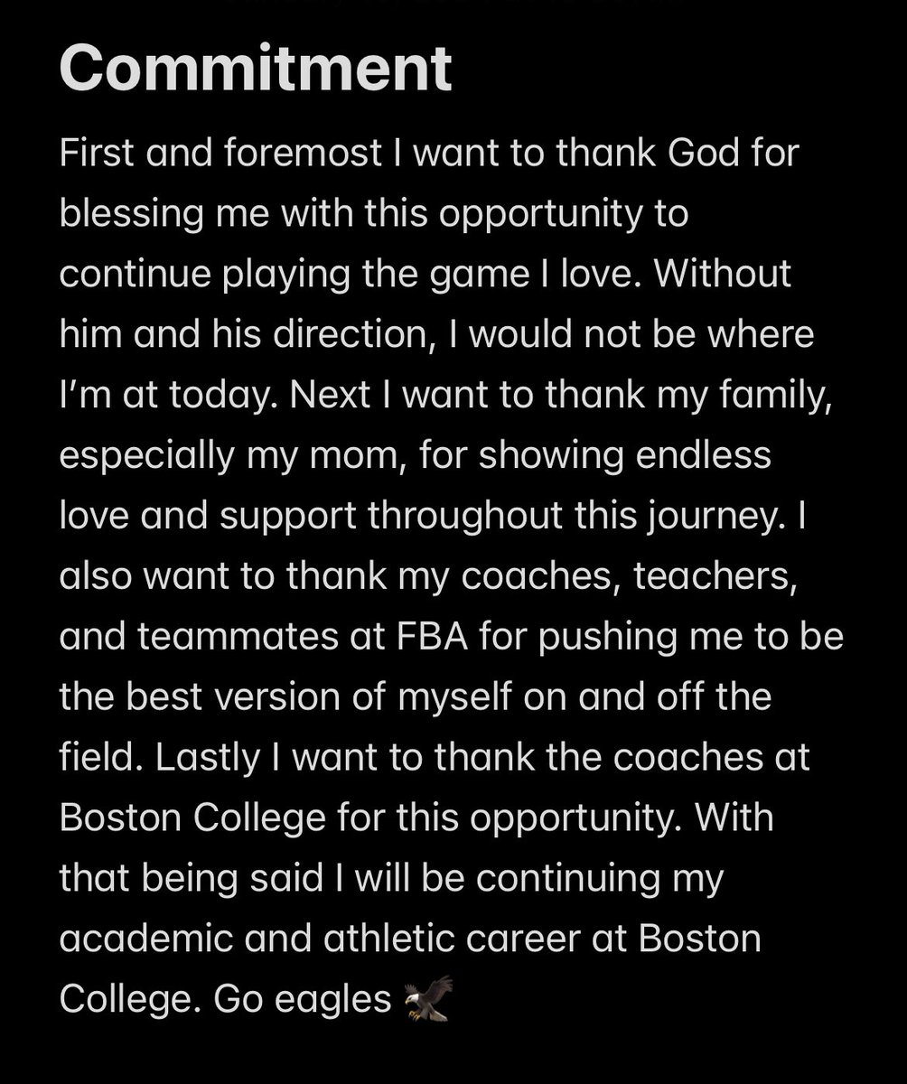 TommyCusick3's tweet photo. COMMITTED 🦅
@CoachThurin @CoachTUCR @CoachJeffHafley @BCFootball @FBA_Athletics_ https://t.co/uHixpi3r1Y