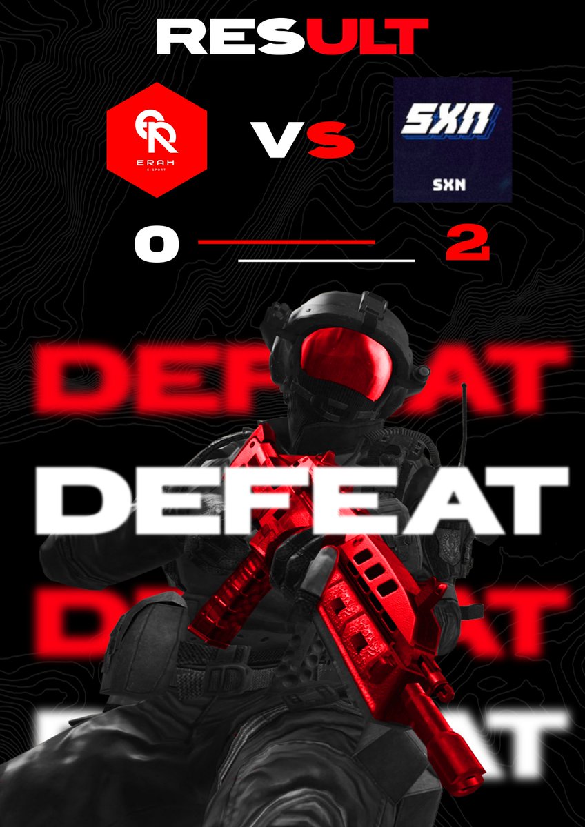 ErahEsport's tweet photo. Avec une compétition acharnée, nous avons affronté #SXN, mais malheureusement, nous avons subi une défaite avec un HP de 250-190 et un SND de 5-6.
Félicitations à eux pour leur performance solide. 🤝 https://t.co/kcSisywf7C