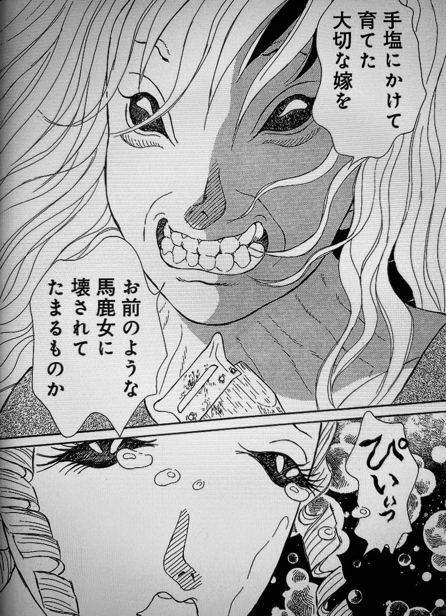 異形の嫁姑漫画『かんかん橋を渡って』最高だったのだ!

嫁いびりレディコミのはずが、次第に範馬勇次郎ばりのカリスマを発する姑!覚醒して人心を束ねる嫁!そして真の敵との全面戦争!赤子誘拐!ライフライン封鎖!ハンマー金玉潰し!嫁は地域を縛る因縁の連鎖を断つことができるのか!

なにこれww 