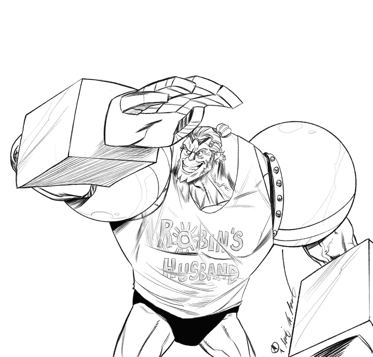 MarioGenduso's tweet photo. Post-Wano, Pre-Egghead, Franky sketch I inked yesterday 

#Franky #ONEPIECE #ONEPIECE1090 #frobin #egghead https://t.co/Ntfgo3mZgS