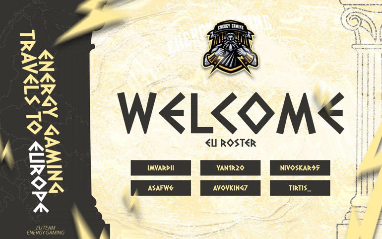EnergyGHQ's tweet photo. We are happy to introduce our first ever EU Pro-Am team that will be representing us in the upcoming @EuroHoops2K Division 1 league!⚡️
@ImVardi
@YAN1R20
@nivoskar95
@AsaFw6_
@Avovz1
@therealtirtis
#BringTheEnergyBack⚡️
@HOFLeague2K @TheeJoeVegas @youFamousEnough https://t.co/RBbt7ogSab