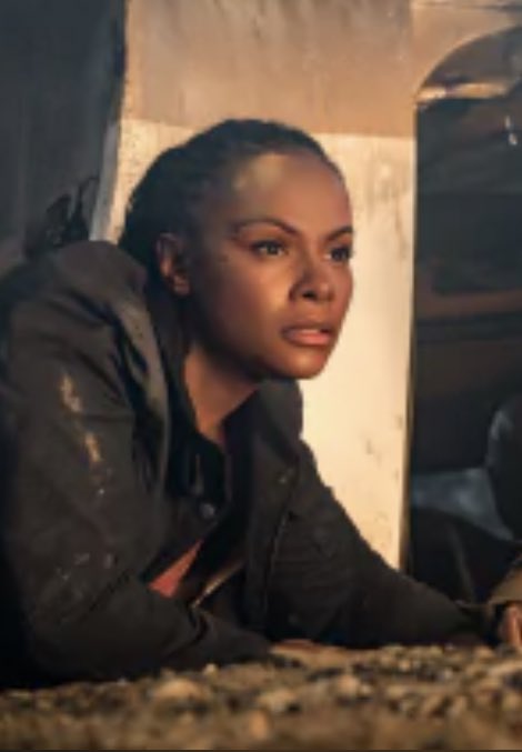 Concern  washed  over  her  face.
“Jeez  what  was  that  ?!”  The  ground   Was  rumbling  and  the  shock  wave caused  her  to  look  around .

“  what  the  heck’s  going  on  over  there  . .”