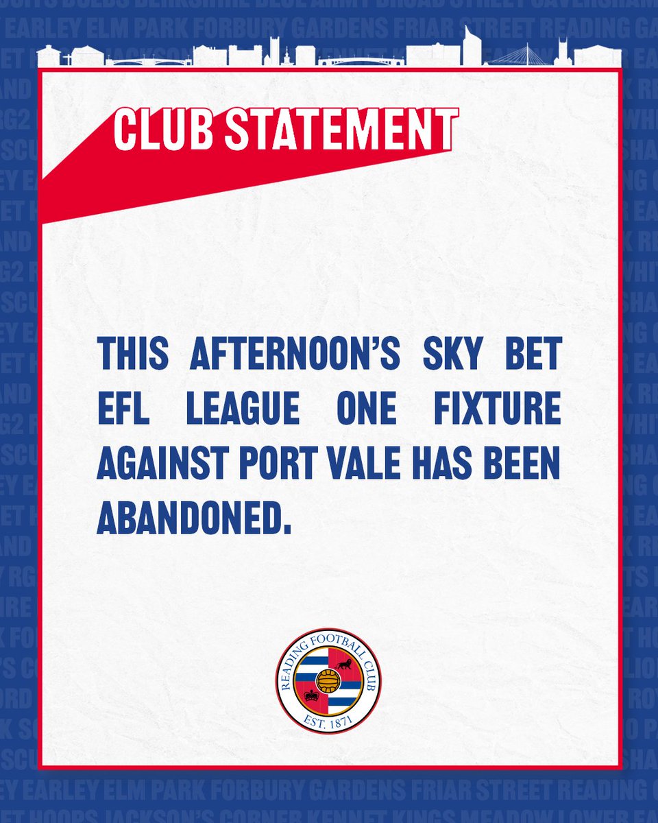 Reading FC tweet media