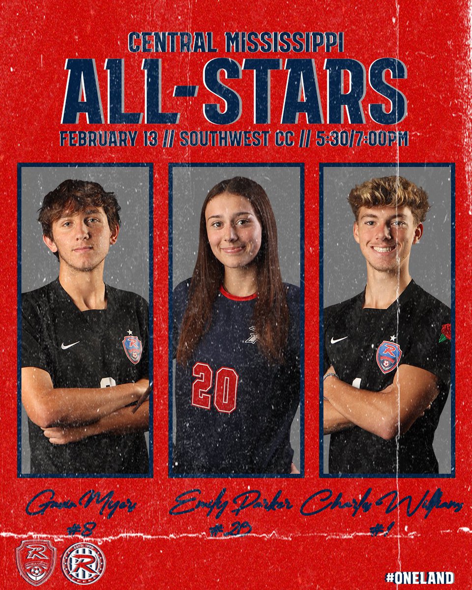 The Lady Rangers and Rangers both have players recognized for their outstanding season. They will represent us at the Central Mississippi All-Star game on February 13 at Southwest Community College. Congrats Emily, Charles and Gavin! #OneLand