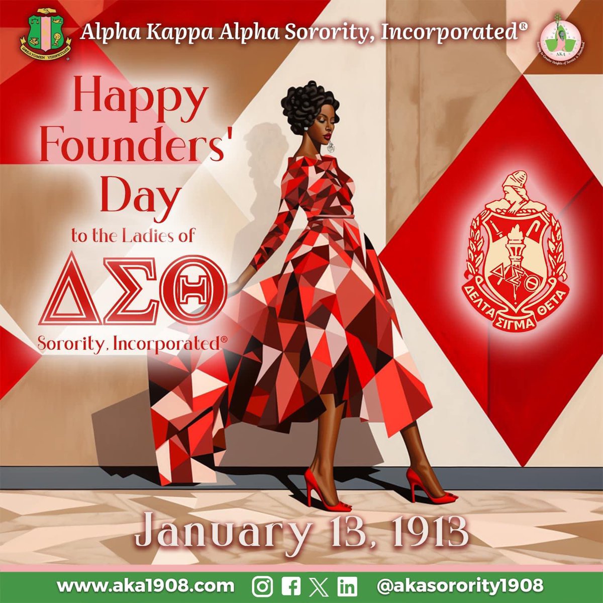 danetteoneal's tweet photo. Happy Founders' Day to the Ladies of Delta Sigma Theta Sorority, Incorporated! Congratulations on 111 years of being committed to the principles of “Service, Scholarship, Sisterhood, and Social Action!” #DST1913 #AKA1908
Dr. D. O’Neal, DANETTE ONEAL REALTORS, Inc. https://t.co/AjMGSvppcR