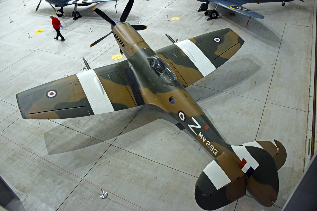 Burntime0101's tweet photo. Newly painted Spitfire FR MkXIVe S-SPIT In the colours it wore in India in 1945. Part of the 'Spies in the Sky' exhibit at @IWMDuxford #SpitfireSaturday https://t.co/Az5AzUGK8c