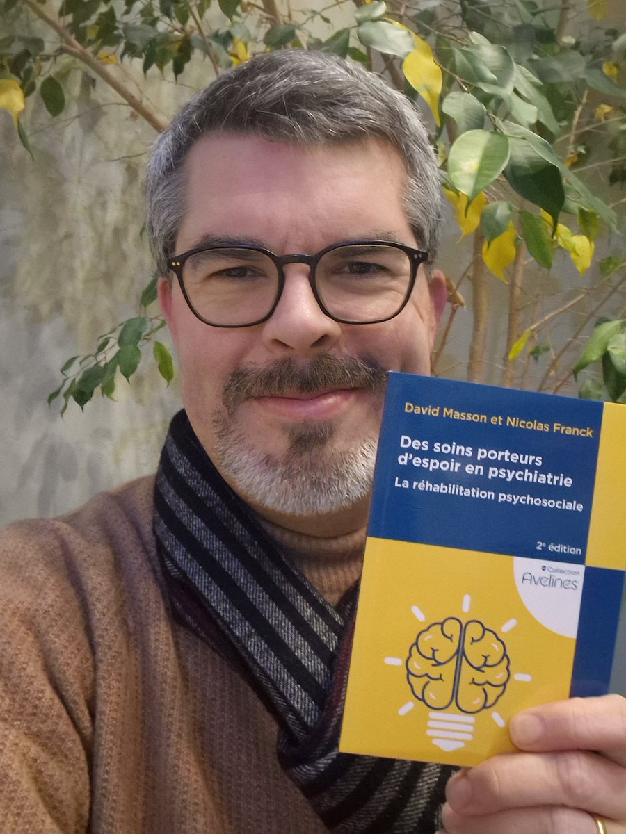 psy_massondavid's tweet image. Vous êtes + de 15.000 abonnés ici et c&apos;est juste incroyable!
Pour vous remercier, je mets en jeu ce livre dédicacé &quot;Des soins porteurs d&apos;espoir en #psychiatrie-la réhabilitation psychosociale&quot; dans sa toute nouvelle édition
Pour jouer:
-1 RT
-1 abonnement
Tirage au sort le 01/02!