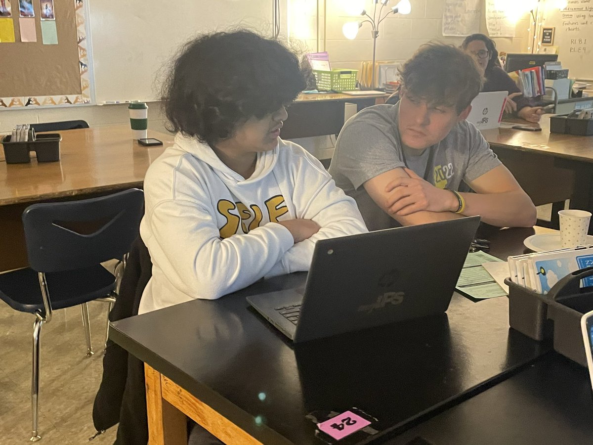 MsHereth's tweet photo. We know no one wants to be at school on a Saturday but we love that some of our @Harshman_MMS @IPSSchools students are dedicated enough to come in and work with teachers to make sure they are ready for WIDA Access testing later this month. #WIDABootcamp24 #WatchUsWork @pwp_ips https://t.co/XkaxftKFD6