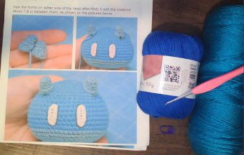 JediMickeyy's tweet photo. 🔴 LIVE 🔴 on @twitch ▶️
Let's crochet a Genshin Hydro Slime for @xsarahsmiles | !twg !giveaway !clip !socials !throne !music [18+] 

https://t.co/L2yEMjD2Mk

#TwitchWomensGuild #GenshinImpactContentCreator #TwitchAffiliate #GenshinImpact  #Genshin #giveaway #cozy  #hydroslime https://t.co/63y1wMvLCr
