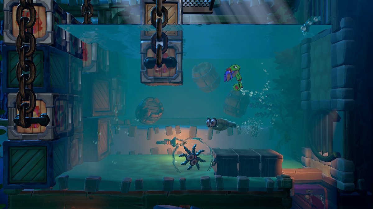 JustGreenOne's tweet photo. #YookaLaylee #ImpossibleLair #NintendoSwitch https://t.co/ONrC0J8TOk