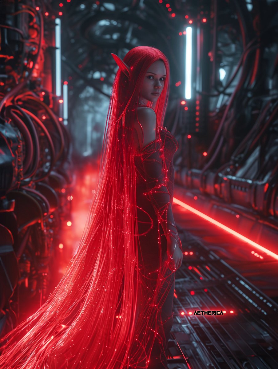 AethericaX's tweet photo. Character: Magi Technologist
One of the three classes of Magi Elf, the technologists are often found experimenting with Xeon infused technology.
World: #XeonPrime | #Worldbuilding | #MidjourneyV6 | #ConceptArt