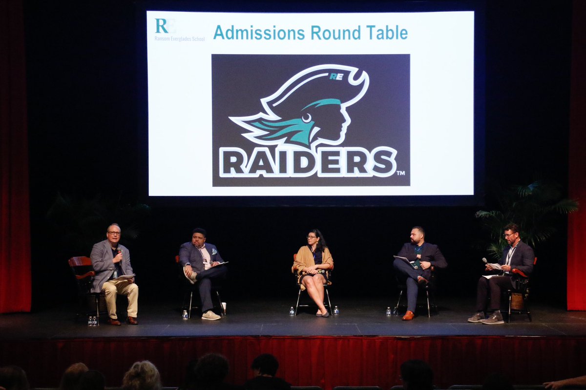 RansomEverglade's tweet photo. So grateful for the insights provided to our juniors and parents by three college admission officials - Ryan Hargraves of the University of Toronto, Adam Sapp from Pomona College and Pamela Tan from Cornell University - at today's College Admission Symposium. #REproud #theREway https://t.co/w0NGy2AaSP