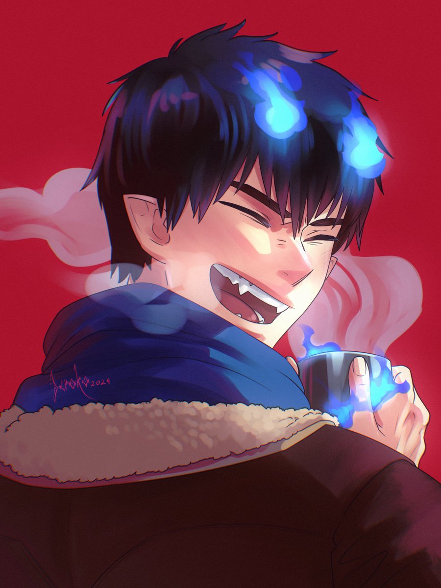 sinnermode's tweet photo. Gotta put these flames to good use and warm up the tea

#AoEx #BlueExorcist #OkumuraRin #奥村燐 https://t.co/NvWpJzefqe