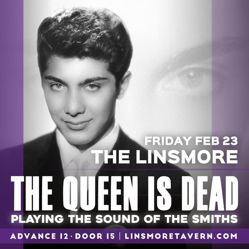 TheQueenIsDeadT's tweet photo. Bigmouth Strikes Again 

Tix> https://t.co/FccB134kjq https://t.co/3cRQDlhvtW
