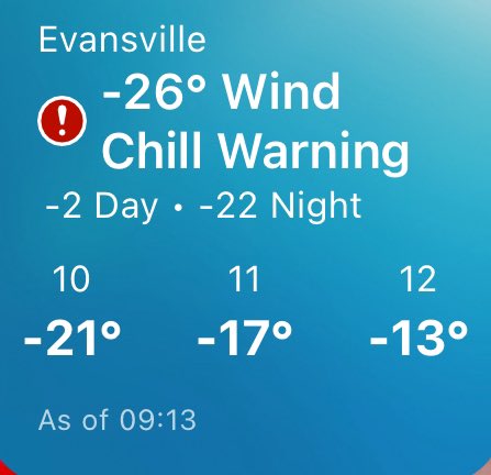 harmelink247's tweet photo. Let’s go! I think this warrants an outdoor boiling water toss #casperwyoming #freezingcold https://t.co/7nAQ0JuJ6N