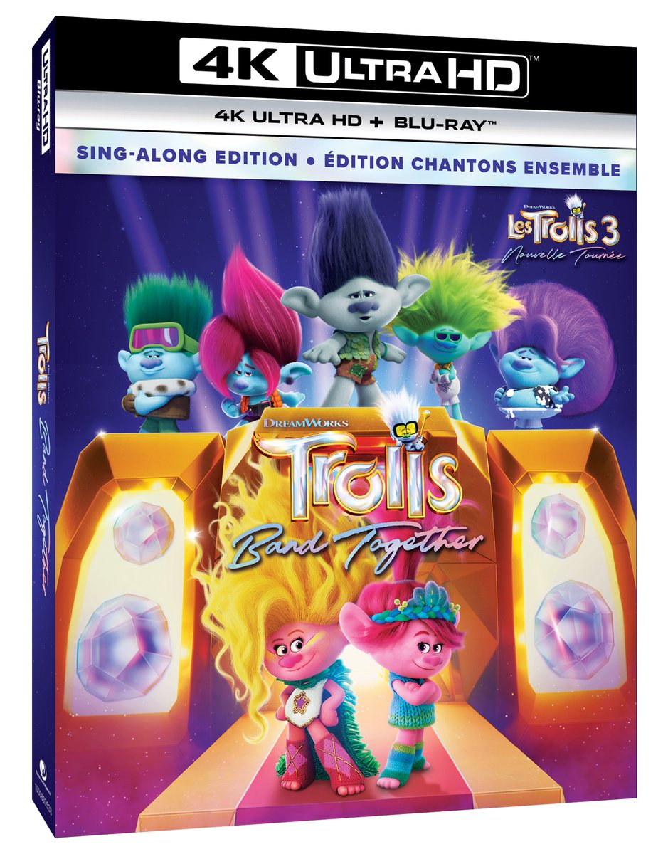 Everyone's favorite Trolls are back, and the songs are catchier than ever. Follow us + RT to enter to #win a copy of the all-new Sing-Along Edition of #TrollsBandTogether, available January 16 on 4K Ultra HD!