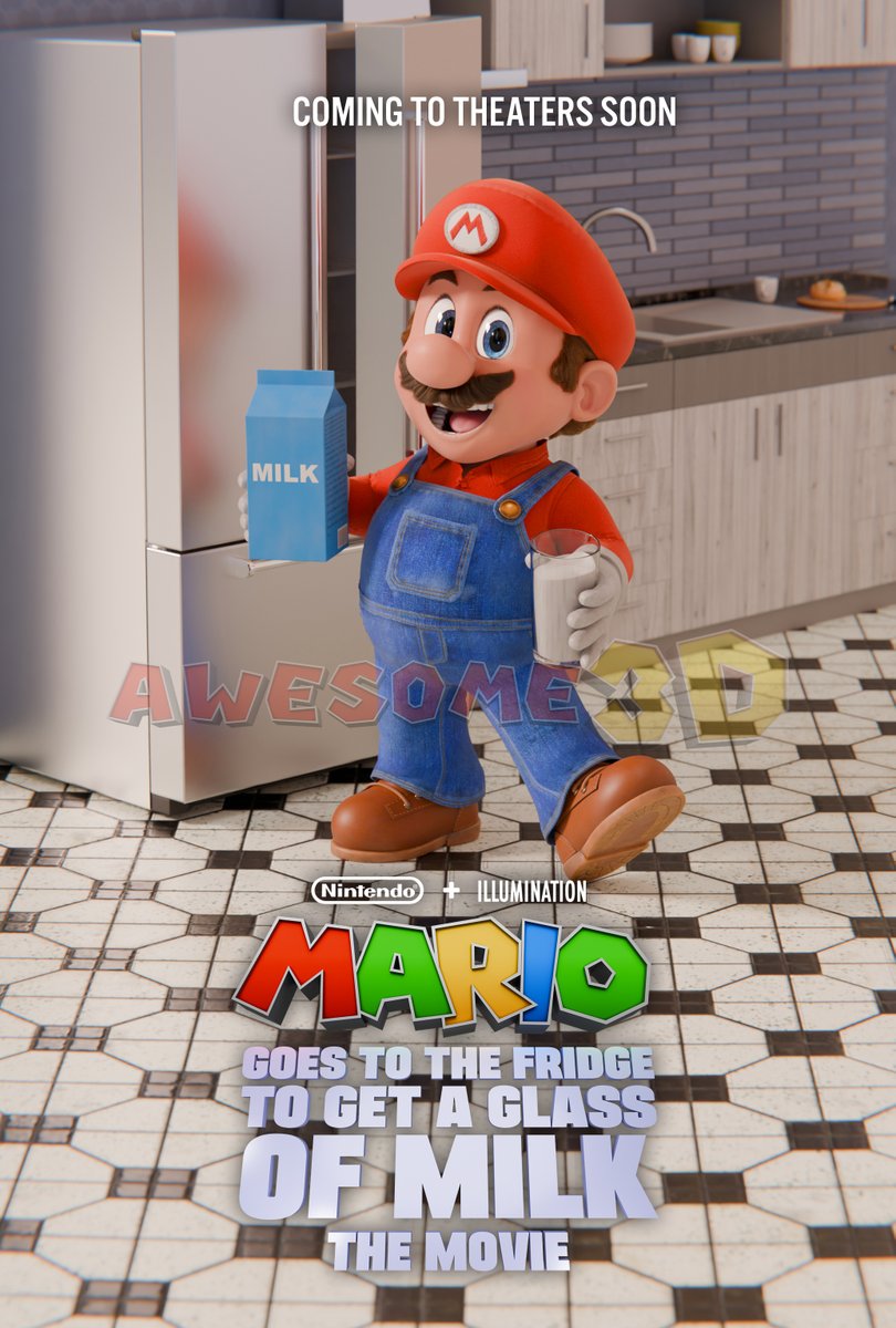 Awesome3D_'s tweet image. When is this movie coming out? It looks interesting and not boring at all! #Mario #Supermariomovie #Cinema