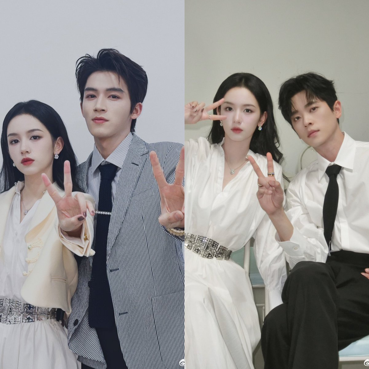 #ZhouYe shares new snaps as she reunites with drama costars at 2023 Weibo Night - Everyone Loves Me’s #LinYi, Youth In the Flames of War’s #DylanWang, Love Me Love My Voice’s #TanJianci, Scent of Time’s #WangXingyue, and Legend of the Female General’s #ChengLei