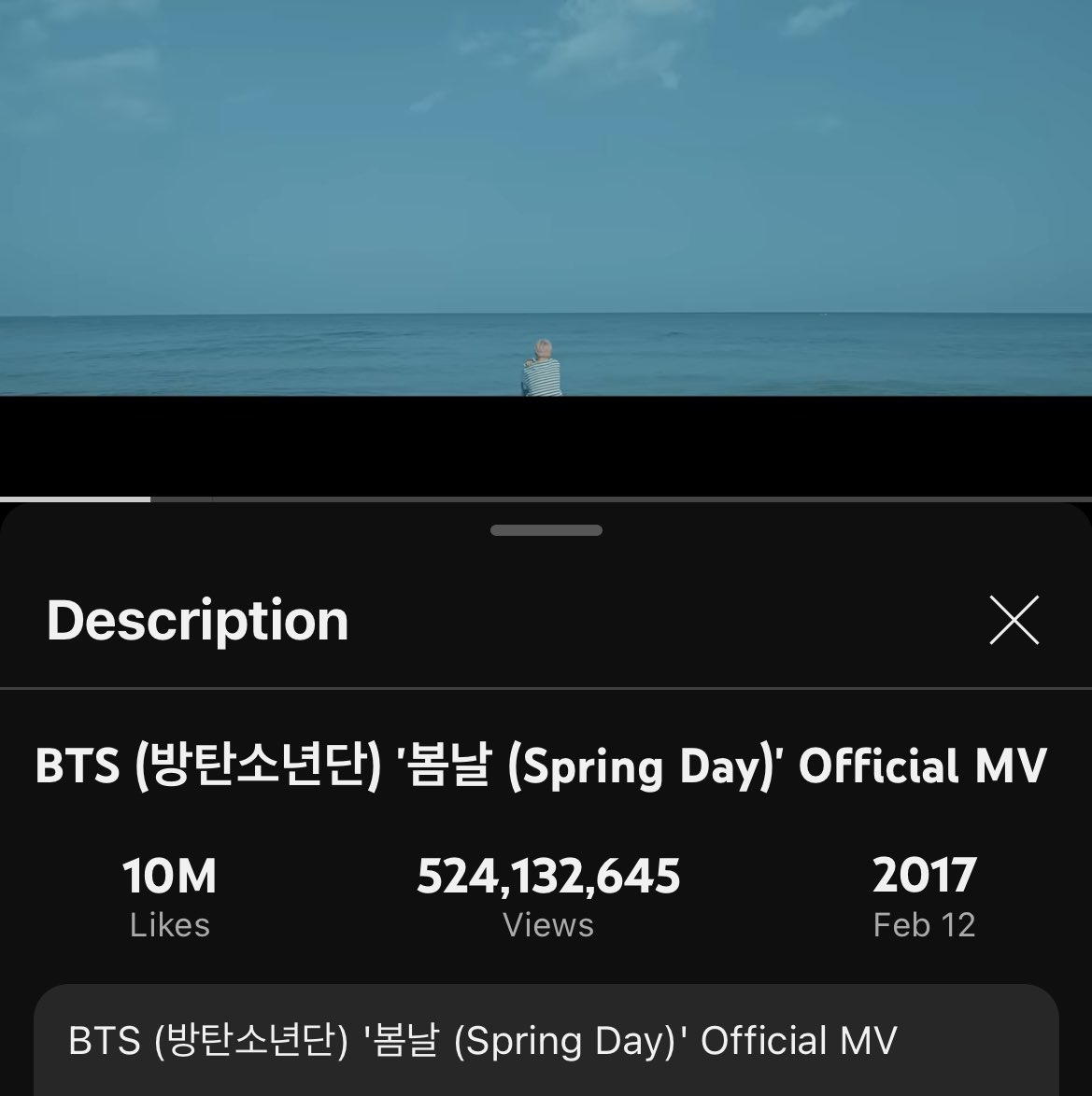 Ohhhh! Easiest thing I-ARMY can do is watch Spring Day MV on YouTube to try and help Spring Day win next week’s music show! Let’s go! Spread the word, and share a screenshot of your streaming! 💜 Let’s see what we can do 💜 youtu.be/xEeFrLSkMm8?si…