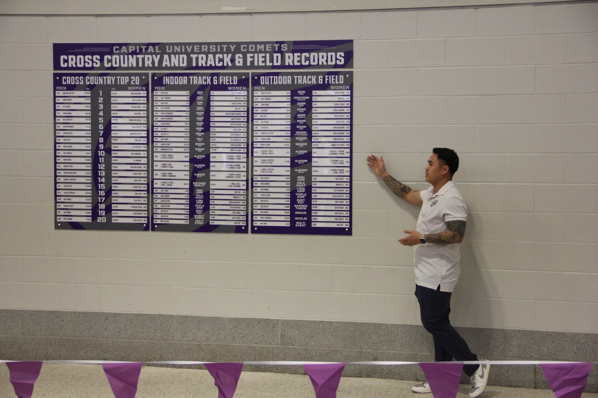 Capital Athletics (@cap_athletics) on Twitter photo Prior to today's home CapFam Alumni Classic Meet, <a href="/CapXCTF/">Capital XC/TF</a> unveiled their revamped record board with 14 current record holders in attendance! A big thanks to everyone who had in making this update possible!
#CapFam | #CapTrack | #POTP Prior to today's home CapFam Alumni Classic Meet, <a href="/CapXCTF/">Capital XC/TF</a> unveiled their revamped record board with 14 current record holders in attendance! A big thanks to everyone who had in making this update possible!
#CapFam | #CapTrack | #POTP